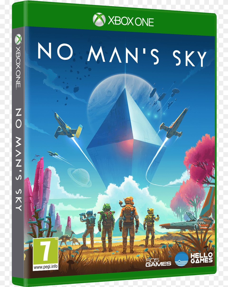 No Mans Sky Hints At Possible Long Awaited Multiplayer Man Sky Next Xbox One, Book, Publication, Vehicle, Aircraft Free Png