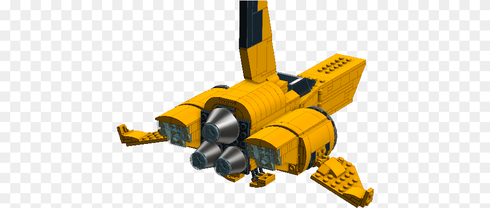No Mans Sky Starship Lego Missile, Bulldozer, Machine, Aircraft, Transportation Png Image