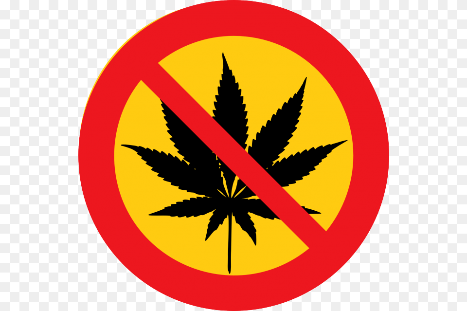 No Marijuana Clipart Cannabis Clip Art No Marijuana Clipart, Leaf, Plant, Symbol, Sign Free Transparent Png