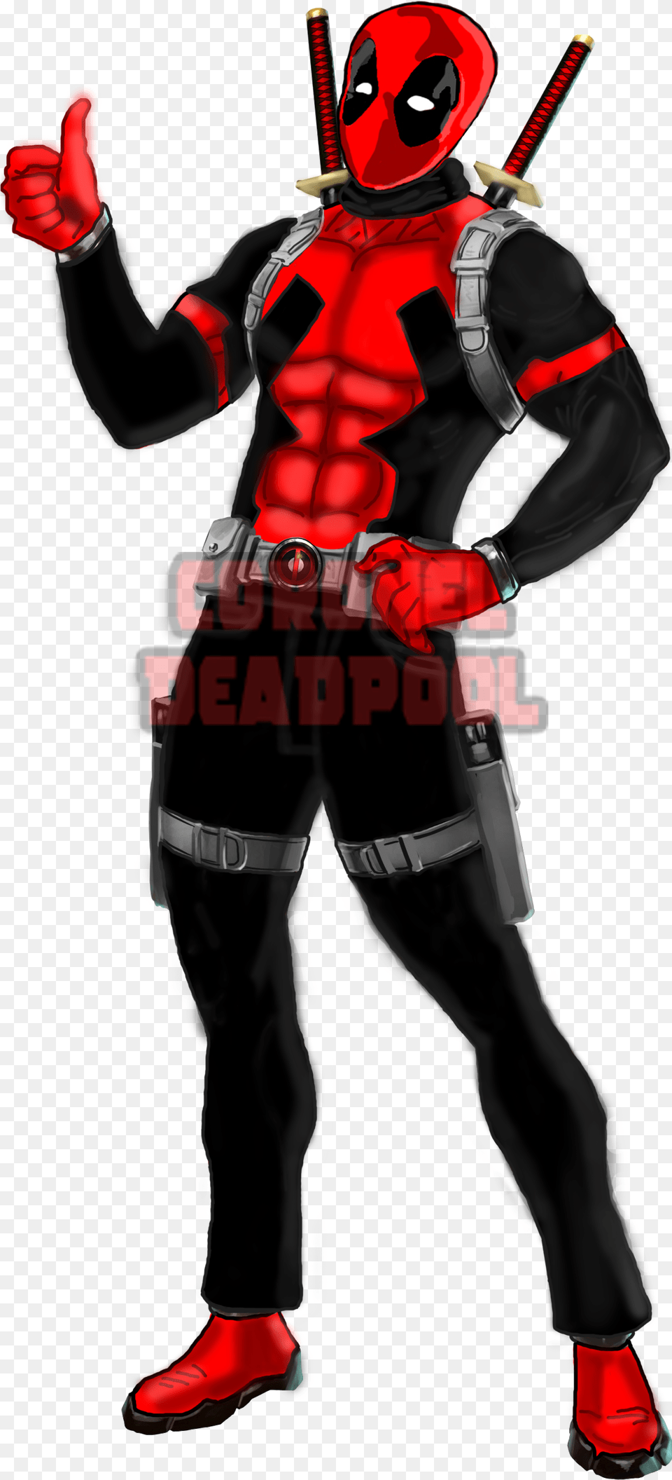 No Mi Muy Good Deadpool Marvel, Person, Clothing, Costume, Ninja Free Png