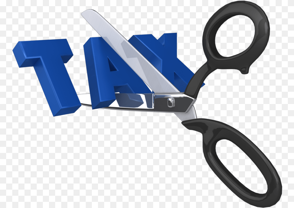 No More Tax Scissors, Blade, Shears, Weapon, Appliance Png Image