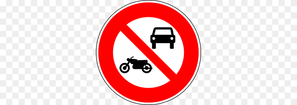 No Motor Vehicles Sign, Symbol, Road Sign Free Transparent Png