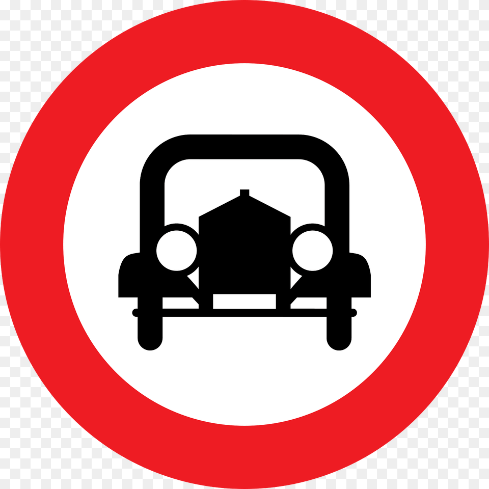 No Motor Vehicles Except Motorcycles Sign In Austria Clipart, Symbol, Road Sign Png Image