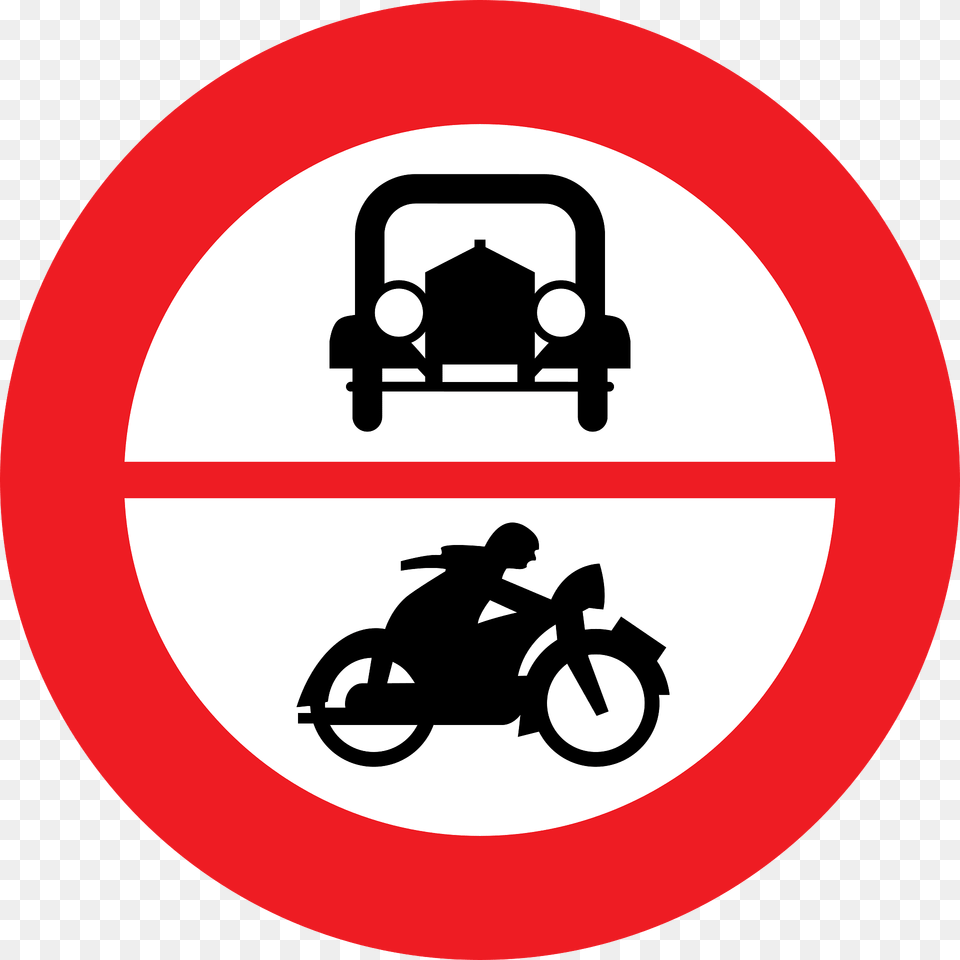 No Motor Vehicles Sign In Austria Clipart, Symbol, Adult, Person, Man Free Png Download