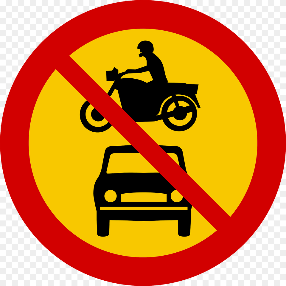 No Motor Vehicles Sign In Iceland Clipart, Symbol, Road Sign, Adult, Person Png