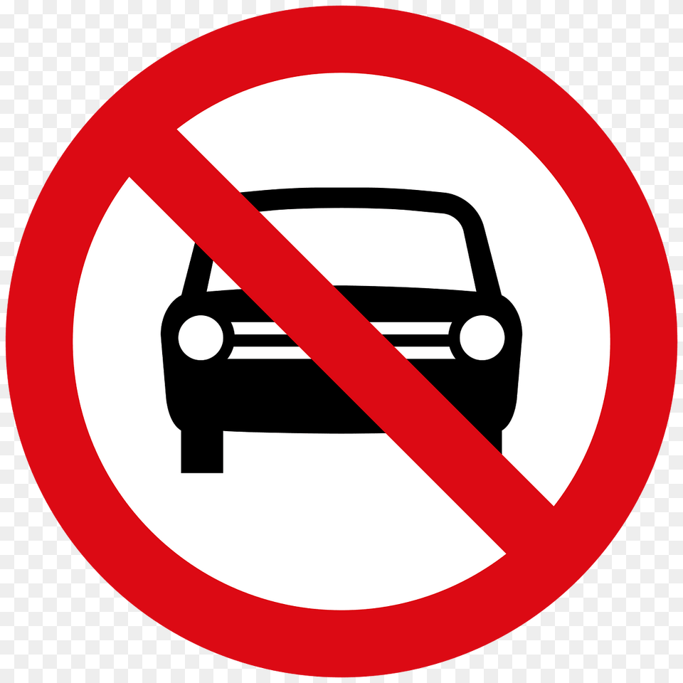 No Motor Vehicles Sign In Malaysia Clipart, Symbol, Road Sign Free Png
