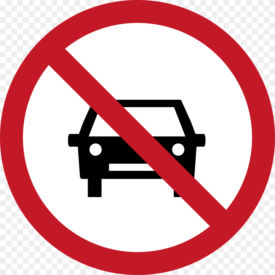No Motor Vehicles Sign In Philippines Clipart, Symbol, Road Sign Free Png