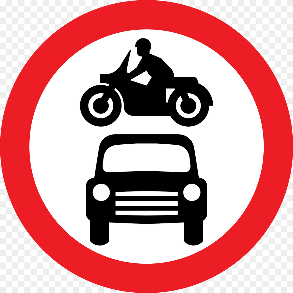 No Motor Vehicles Sign In Uk Clipart, Symbol, Adult, Person, Man Free Png
