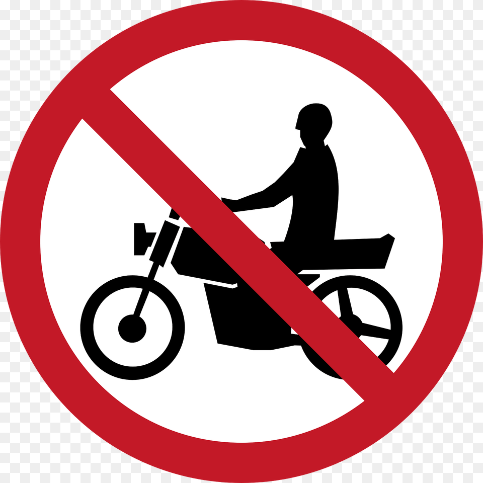 No Motorcycles Sign In Philippines Clipart, Symbol, Adult, Male, Man Free Png