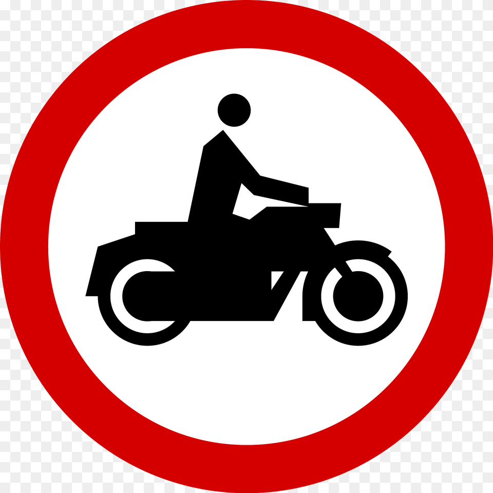 No Motorcycles Sign In Poland Clipart, Symbol, First Aid, Road Sign Free Transparent Png