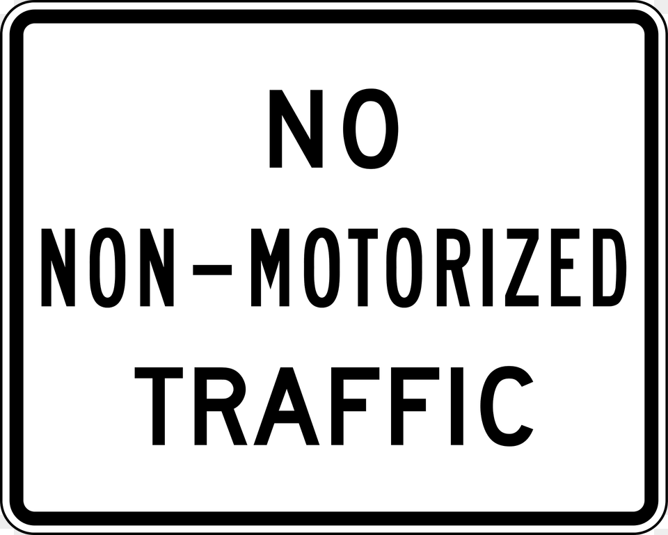 No Nonmotorized Traffic Clipart, Sign, Symbol, Text, Road Sign Free Transparent Png