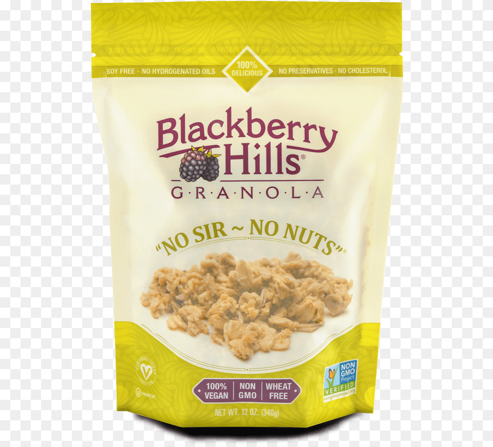 No Nuts Granola Blackberry Hills Granola No Sir No Nuts 12 Oz, Breakfast, Food, Oatmeal Png