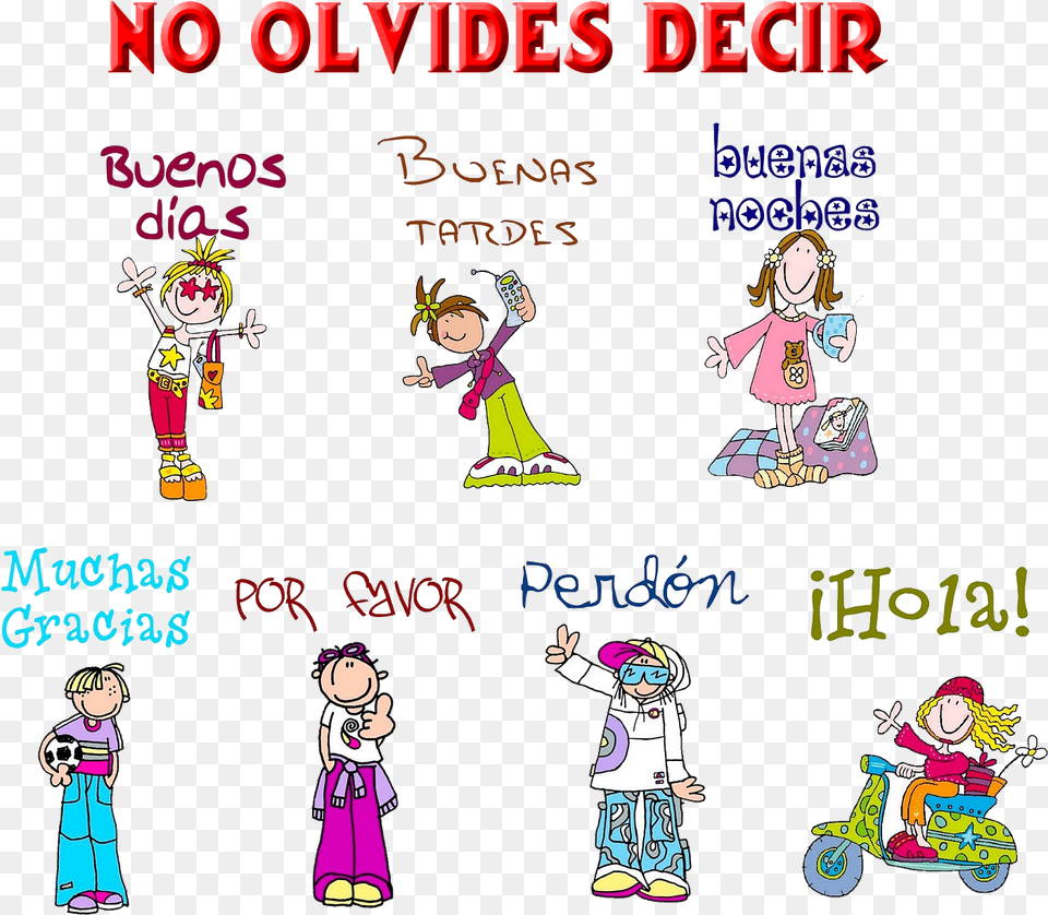 No Olvides Decir Olvides Decir Buenos Dias, Book, Comics, Publication, Baby Free Png Download