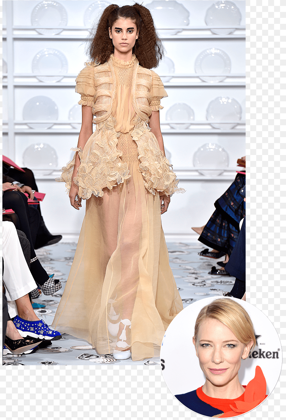 No One But Cate Blanchett Could Pull Off This Schiaparelli Fashion Show, Adult, Person, Formal Wear, Female Free Png