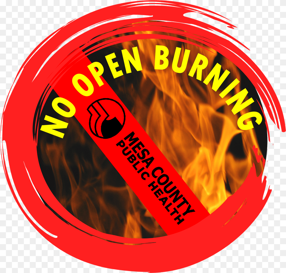 No Open Burning Sign, Fire, Flame, Bonfire Png