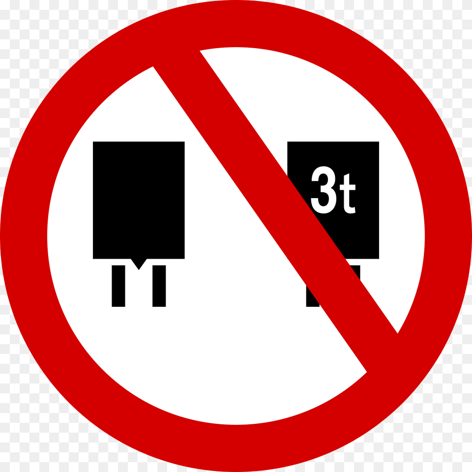 No Overtaking By Heavy Goods Vehicles Sign In Ireland Clipart, Symbol, Road Sign Free Png