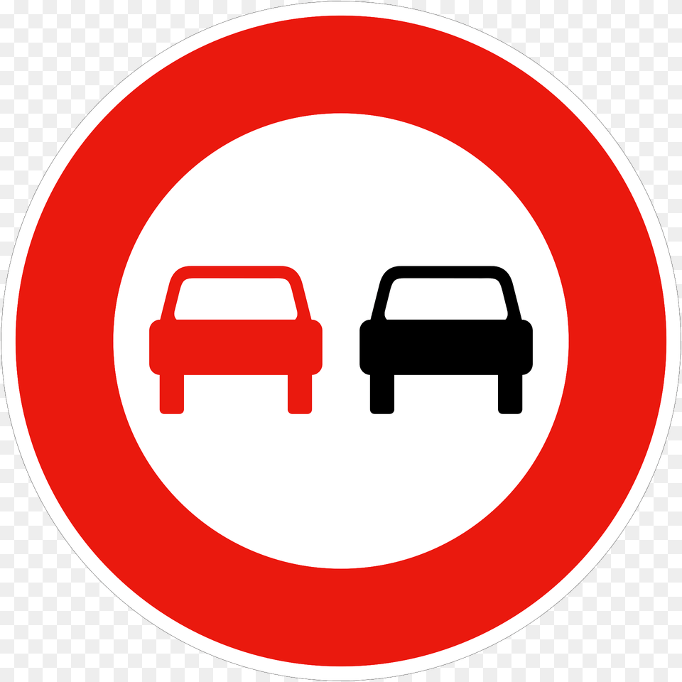 No Overtaking Clipart, Sign, Symbol, Road Sign, Car Free Png
