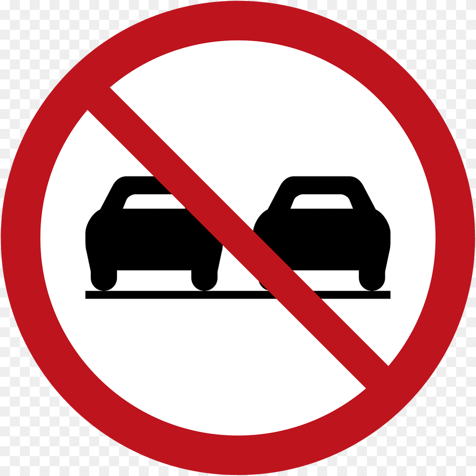 No Overtaking Sign In Jamaica Clipart, Symbol, Road Sign Png Image