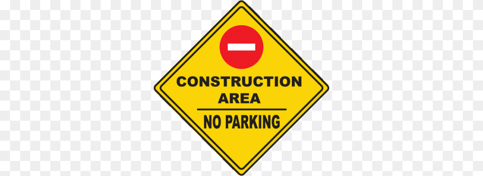 No Parking Construction Area Baby On Board Girl, Sign, Symbol, Road Sign Free Png