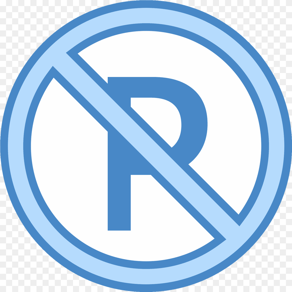 No Parking Icon Download, Sign, Symbol, Disk, Road Sign Free Png