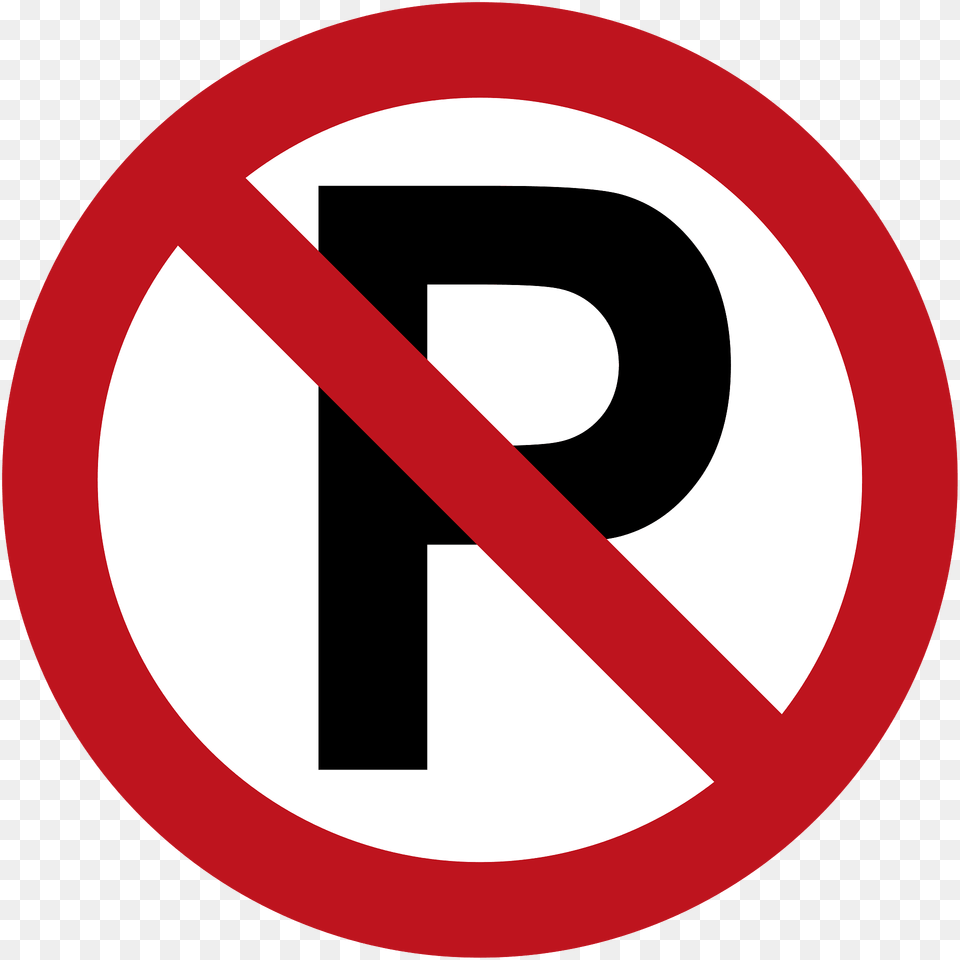 No Parking Sign In Colombia Clipart, Symbol, Road Sign Free Png