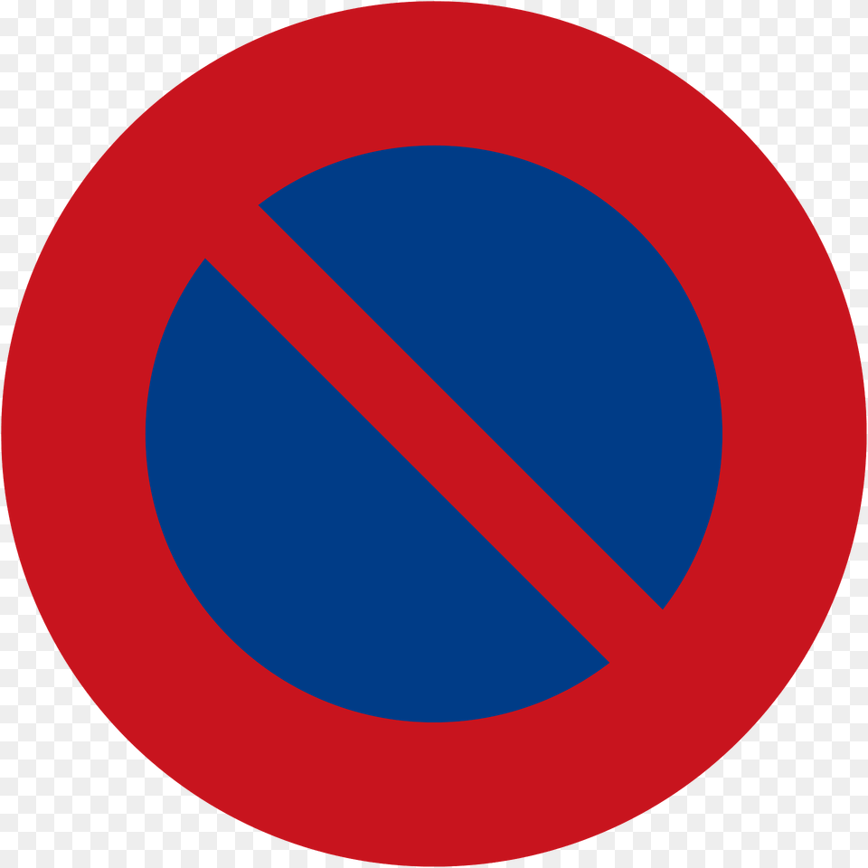 No Parking Sign In Malaysia Clipart, Symbol, Road Sign, Disk Free Png Download