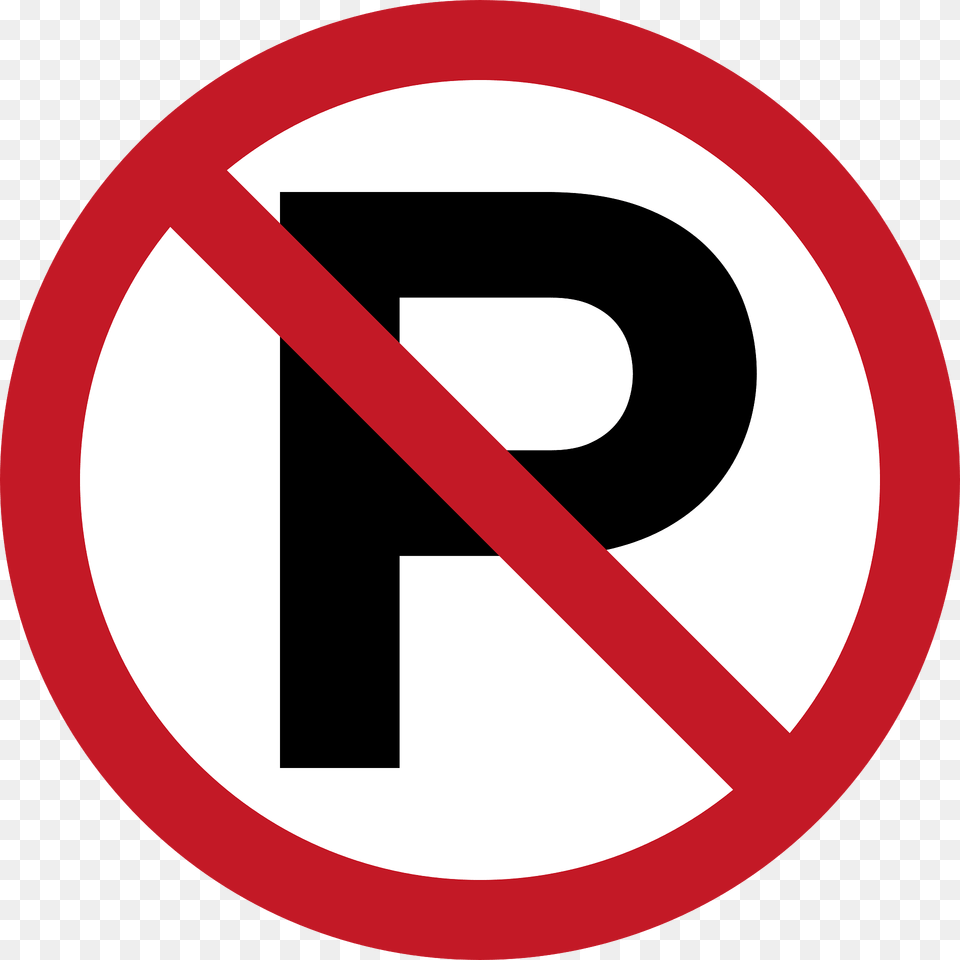 No Parking Sign In Philippines Clipart, Symbol, Road Sign Png Image