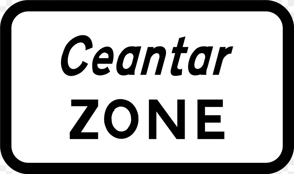 No Parking Zone Sign In Ireland Clipart, Text, Symbol, Number Free Transparent Png