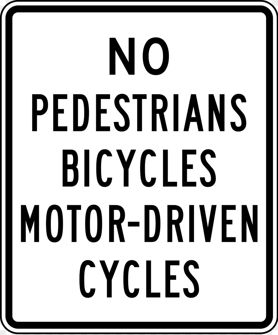 No Pedestrian Crossing Bicycles Or Motorcycles Clipart, Sign, Symbol, Text Free Png Download