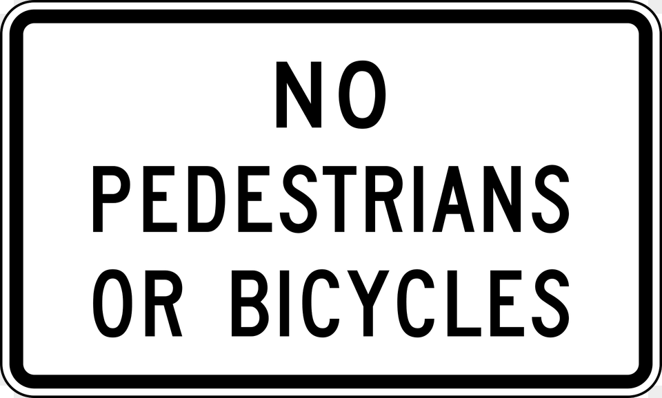 No Pedestrians Or Bicycles Clipart, Symbol, Text, Sign, Scoreboard Free Png Download
