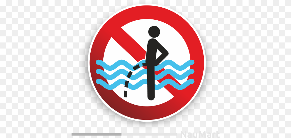 No Peeing In Swimming Pool Water No Peeing In The Pool Sign, Symbol, Road Sign Png Image