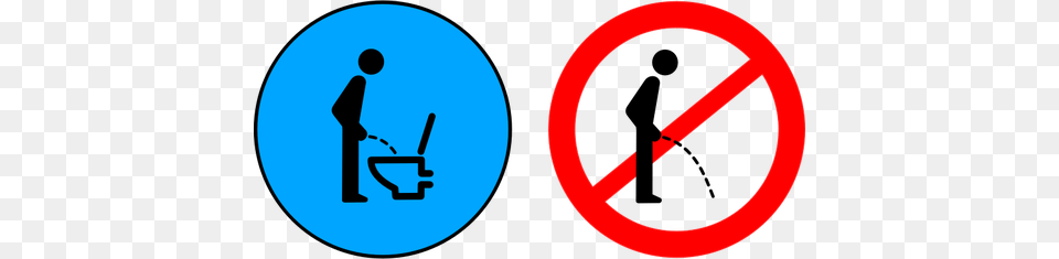 No Peeing On The Floor Sign Vector Clip Art, Symbol, Road Sign Png Image