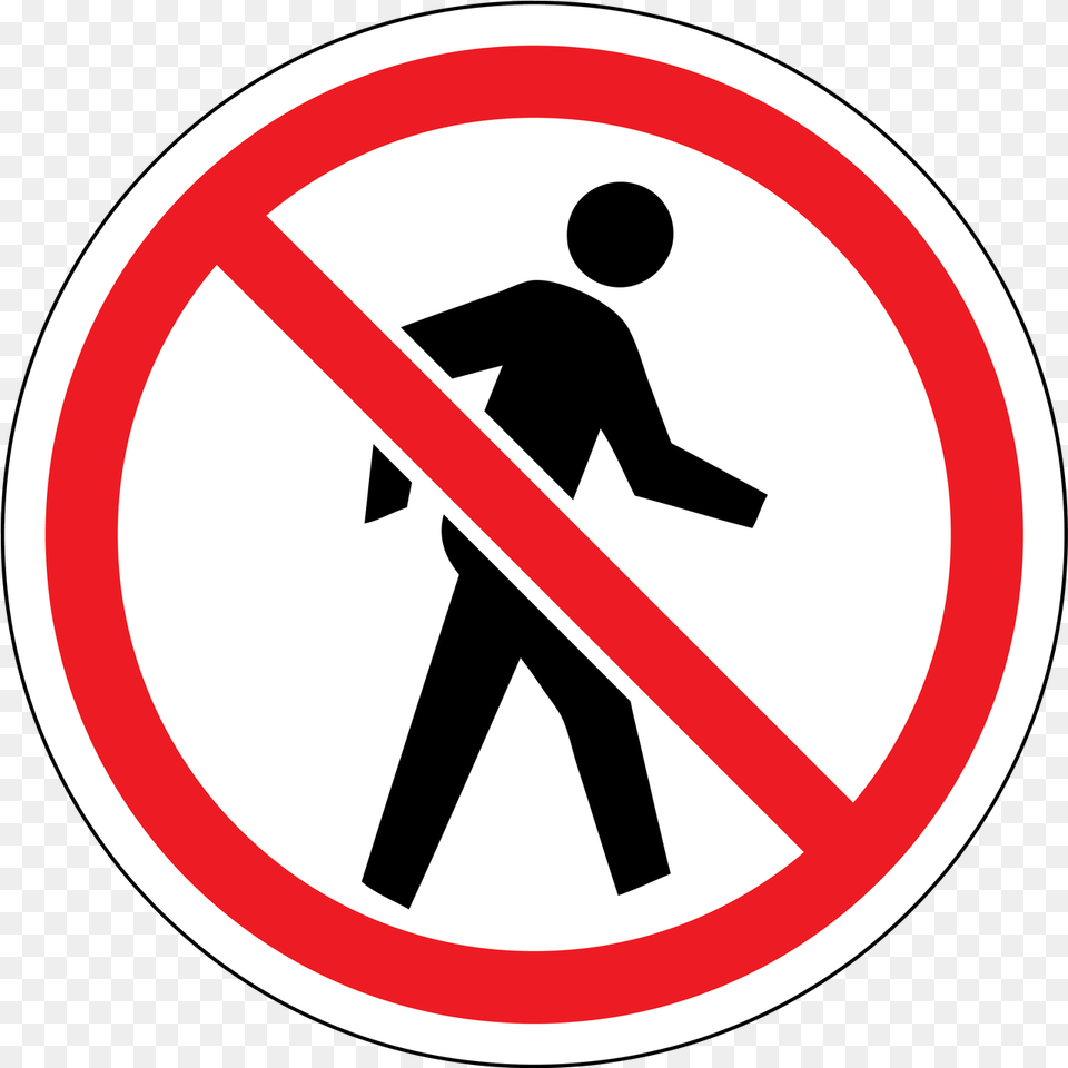 No People Sign Red Circle Prohibido Seguir De Frente, Symbol, Road Sign Free Png Download