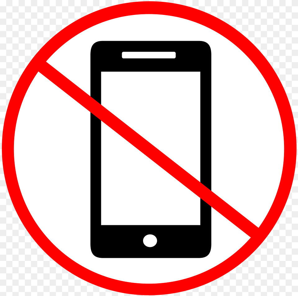 No Phone No Cell Phone Phone Sign No Mobile Cell No Phone Before Bed, Electronics, Mobile Phone Free Png Download
