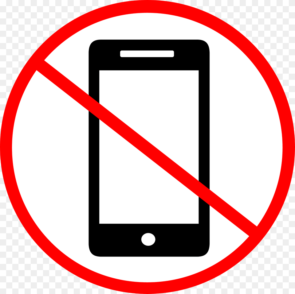 No Phone Sign Clipart, Electronics, Mobile Phone Free Png