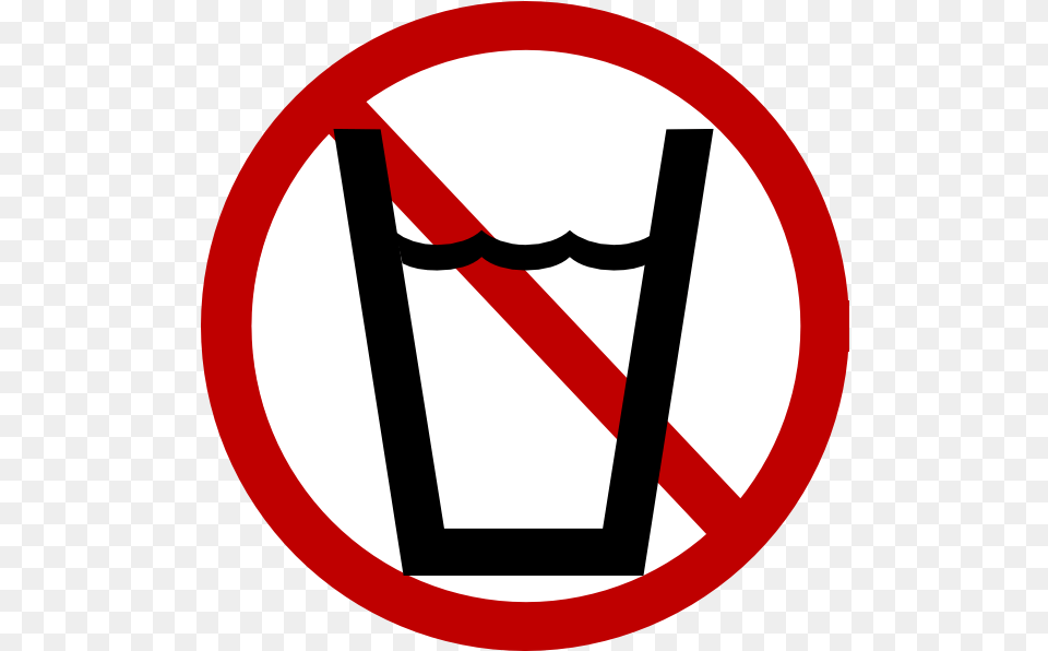No Physical Activity Clipart No Drinking Water Sign, Symbol, Road Sign Png