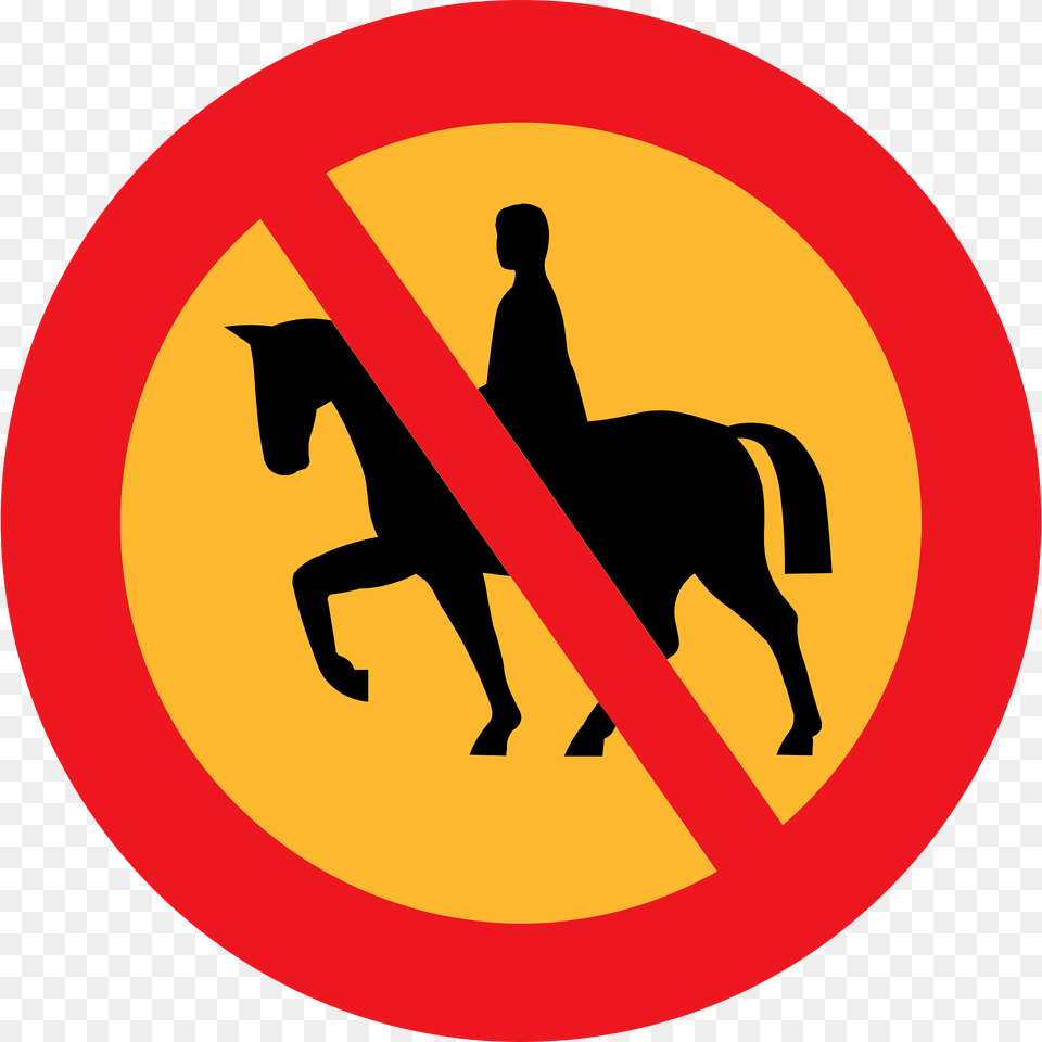 No Riding Clipart, Sign, Symbol, Road Sign, Adult Free Png Download