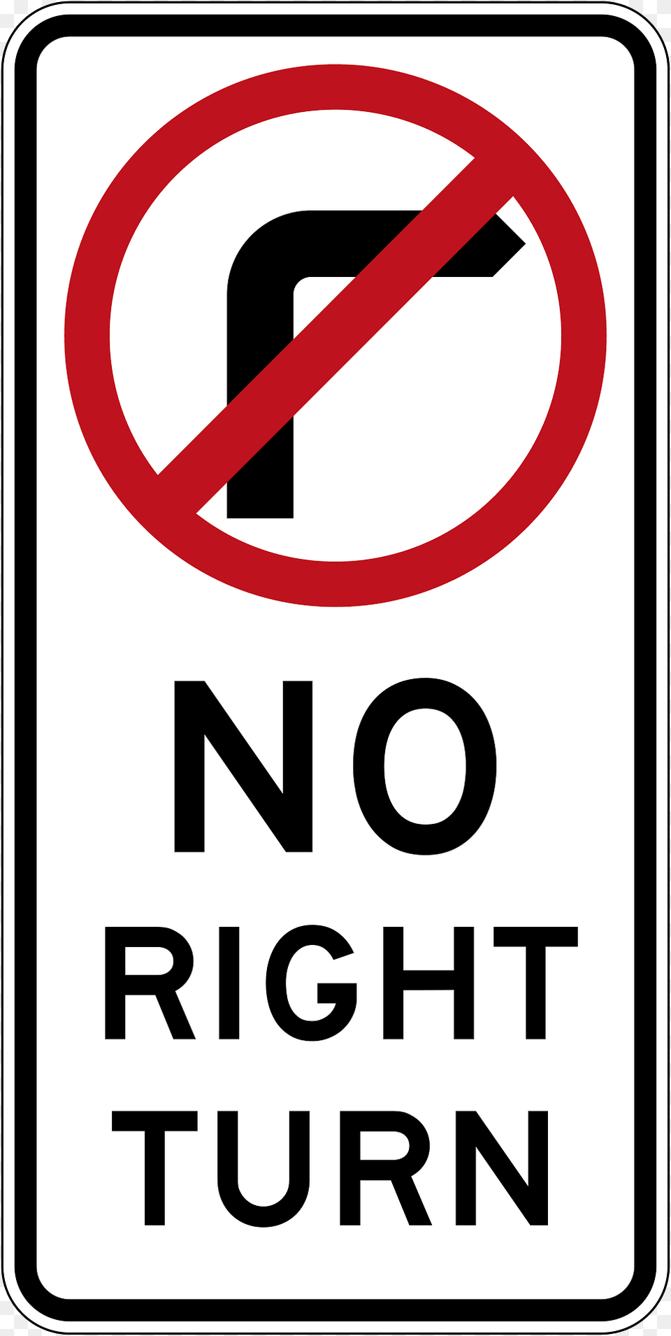 No Right Turn Sign In Australia Clipart, Symbol, Road Sign Free Transparent Png
