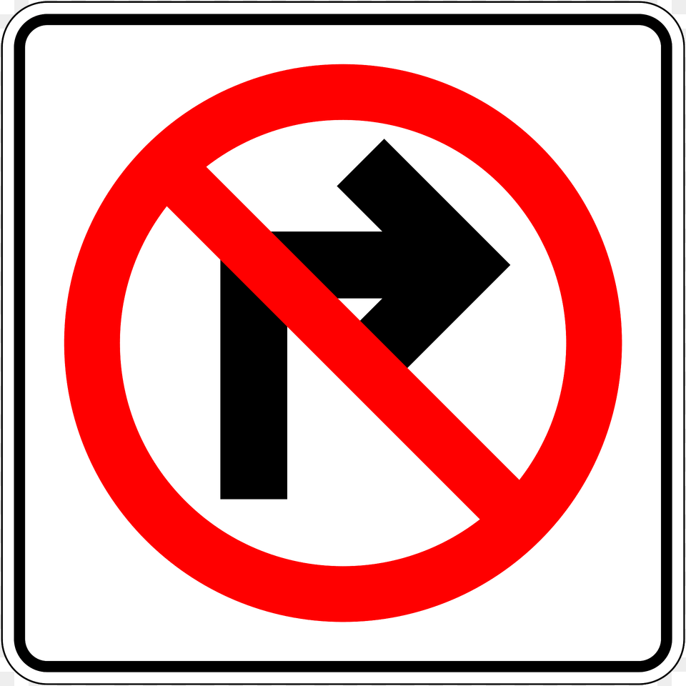 No Right Turn Sign In Mexico Clipart, Road Sign, Symbol, First Aid Png