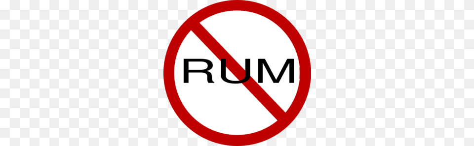 No Rum Clip Art, Sign, Symbol, Road Sign Png Image