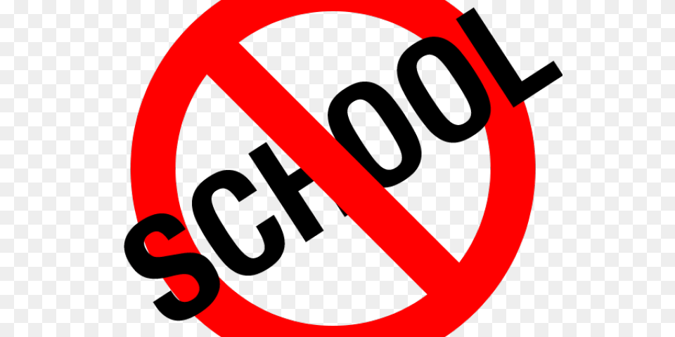 No School Clipart, Sign, Symbol, Road Sign Png