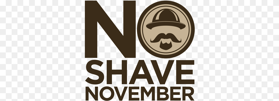 No Shave November November 2015 Mustache November No Shave November Logo, Head, Person, Face Png Image