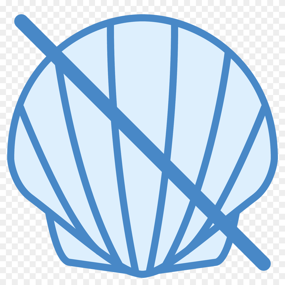 No Shellfish Icon, Animal, Clam, Food, Invertebrate Free Png