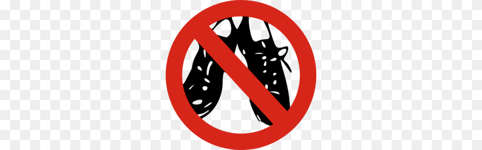 No Shoes Allowed Clip Art, Sign, Symbol, Road Sign Free Png