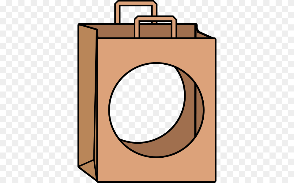 No Shopping Clipart Hole Clipart, Bag, Disk, Device Png