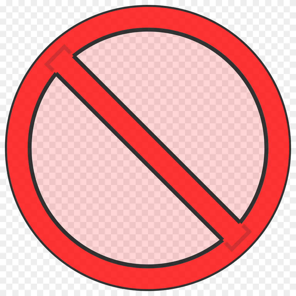 No Sign Clipart, Symbol, Road Sign, Disk Png Image