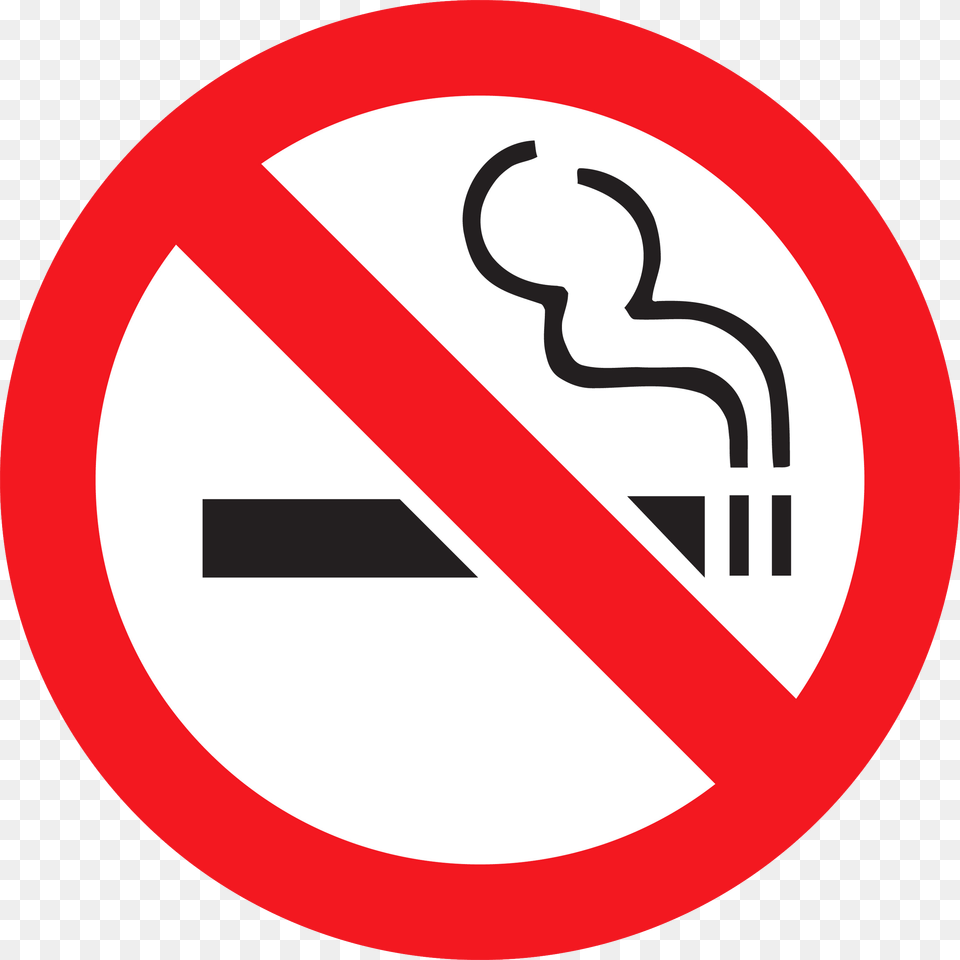 No Smoking, Sign, Symbol, Road Sign Free Png Download