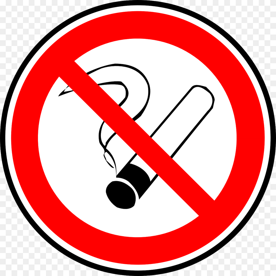 No Smoking Clipart Transparent, Sign, Symbol, Road Sign Png