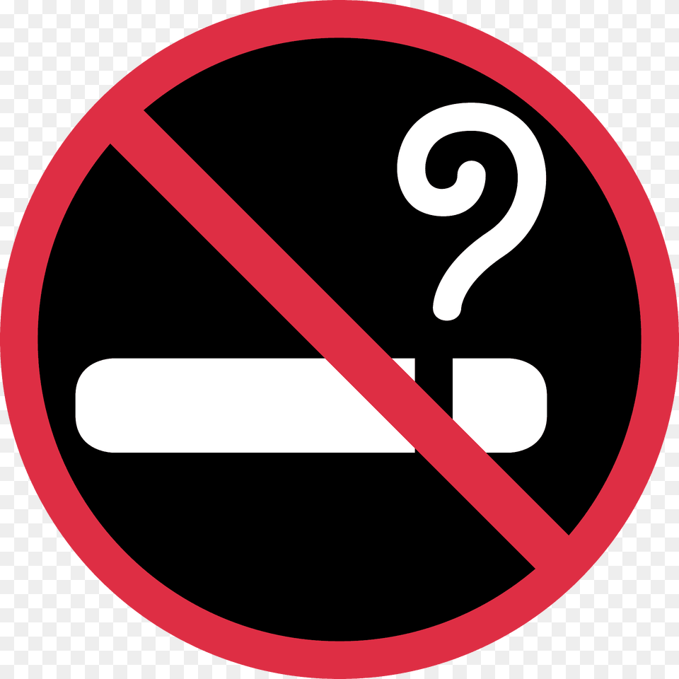 No Smoking Emoji Clipart, Sign, Symbol, Road Sign, Disk Png