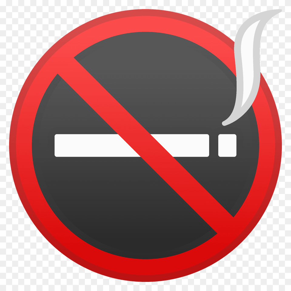 No Smoking Emoji Clipart, Sign, Symbol, Road Sign Png